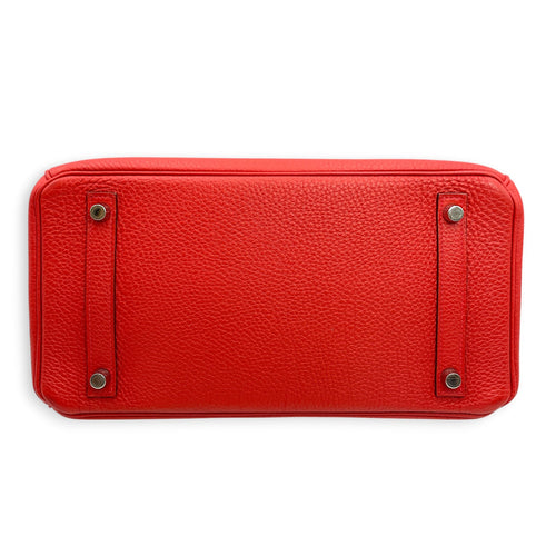 Birkin 30 Geranium in Togo Palladium hardware CL2606-22112 3