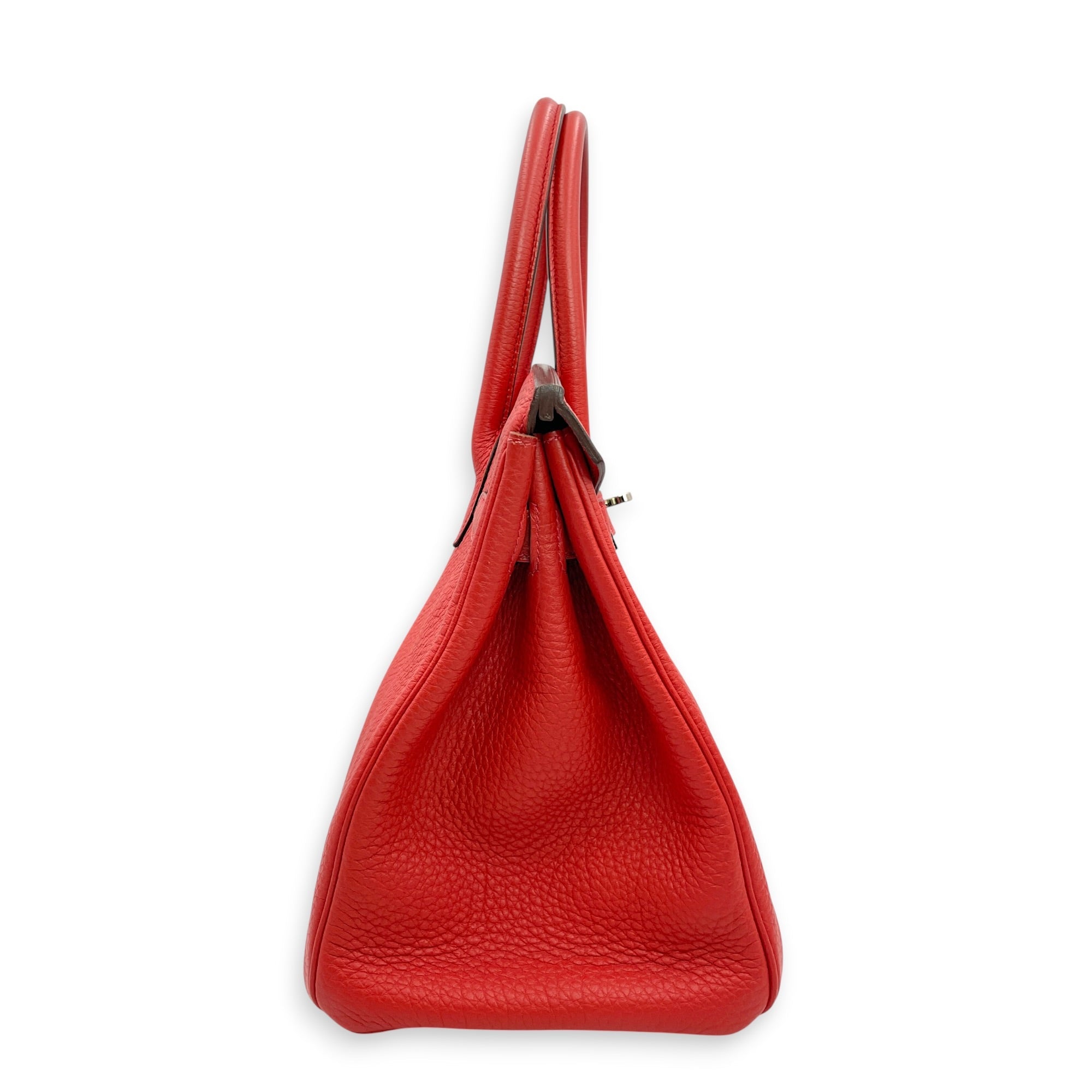 Birkin 30 Geranium in Togo Palladium hardware CL2606-22112 5