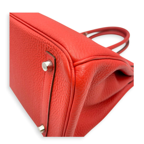 Birkin 30 Geranium in Togo Palladium hardware CL2606-22112 6