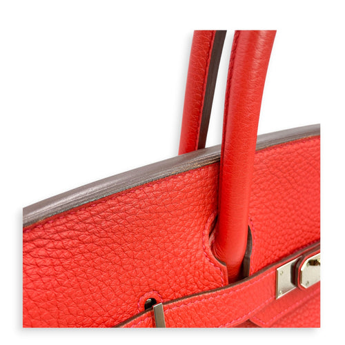 Birkin 30 Geranium in Togo Palladium hardware CL2606-22112 9