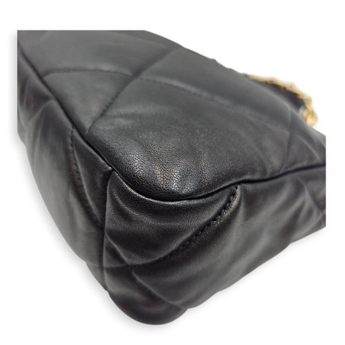C19 Small Black Shoulder Bag in Lambskin Gold hardware CL2606-22113 11