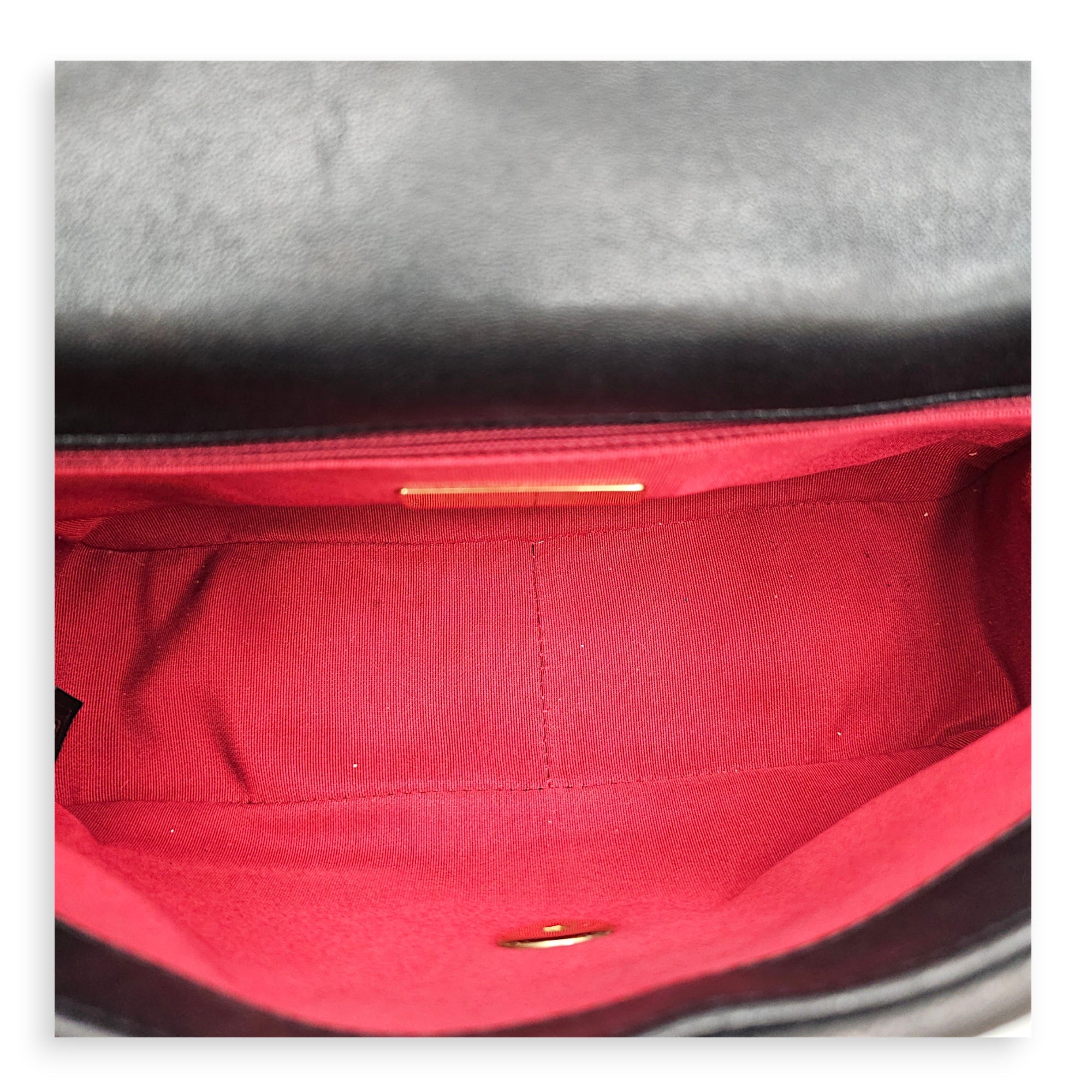 C19 Small Black Shoulder Bag in Lambskin Gold hardware CL2606-22113 6