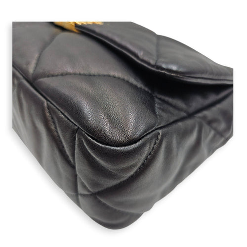 C19 Small Black Shoulder Bag in Lambskin Gold hardware CL2606-22113 9