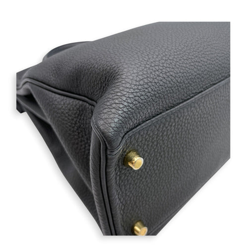 Kelly 32 Noir in Togo Gold hardware CL2606-22115 11