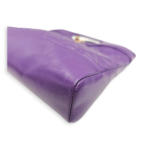 31 Small Purple Tote Bag in Calfskin Gold hardware CL2606-22116 10