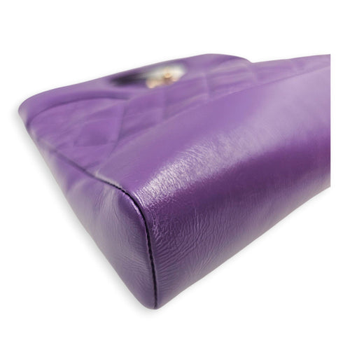 31 Small Purple Tote Bag in Calfskin Gold hardware CL2606-22116 7
