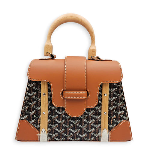 Saigon Structured PM Brown Top Handle Bag CL2606-22129 1