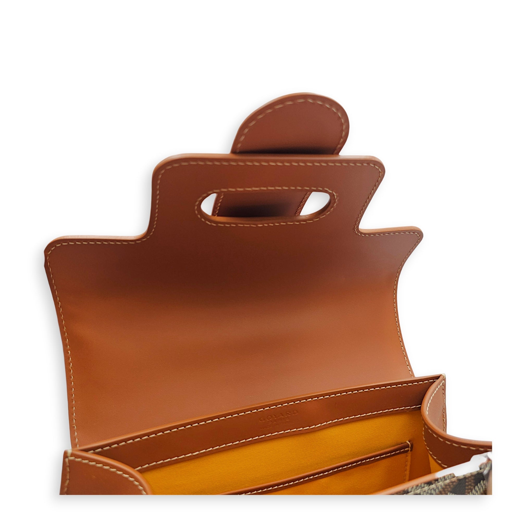 Saigon Structured PM Brown Top Handle Bag CL2606-22129 12