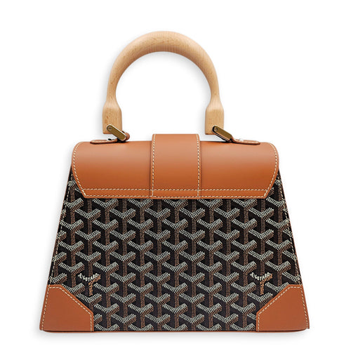 Saigon Structured PM Brown Top Handle Bag CL2606-22129 2