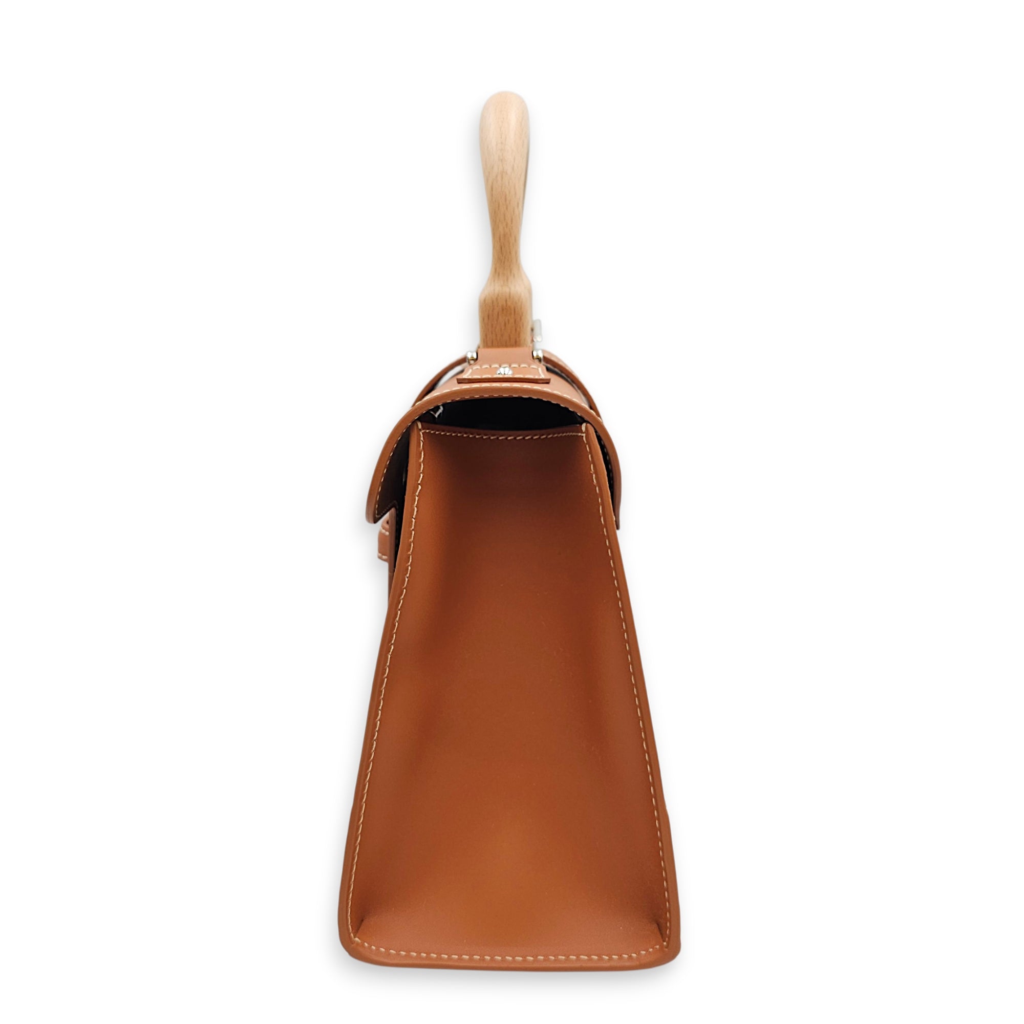 Saigon Structured PM Brown Top Handle Bag CL2606-22129 4