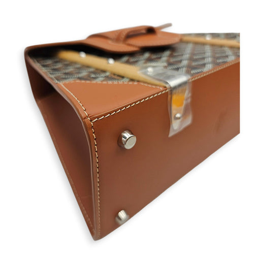Saigon Structured PM Brown Top Handle Bag CL2606-22129 7