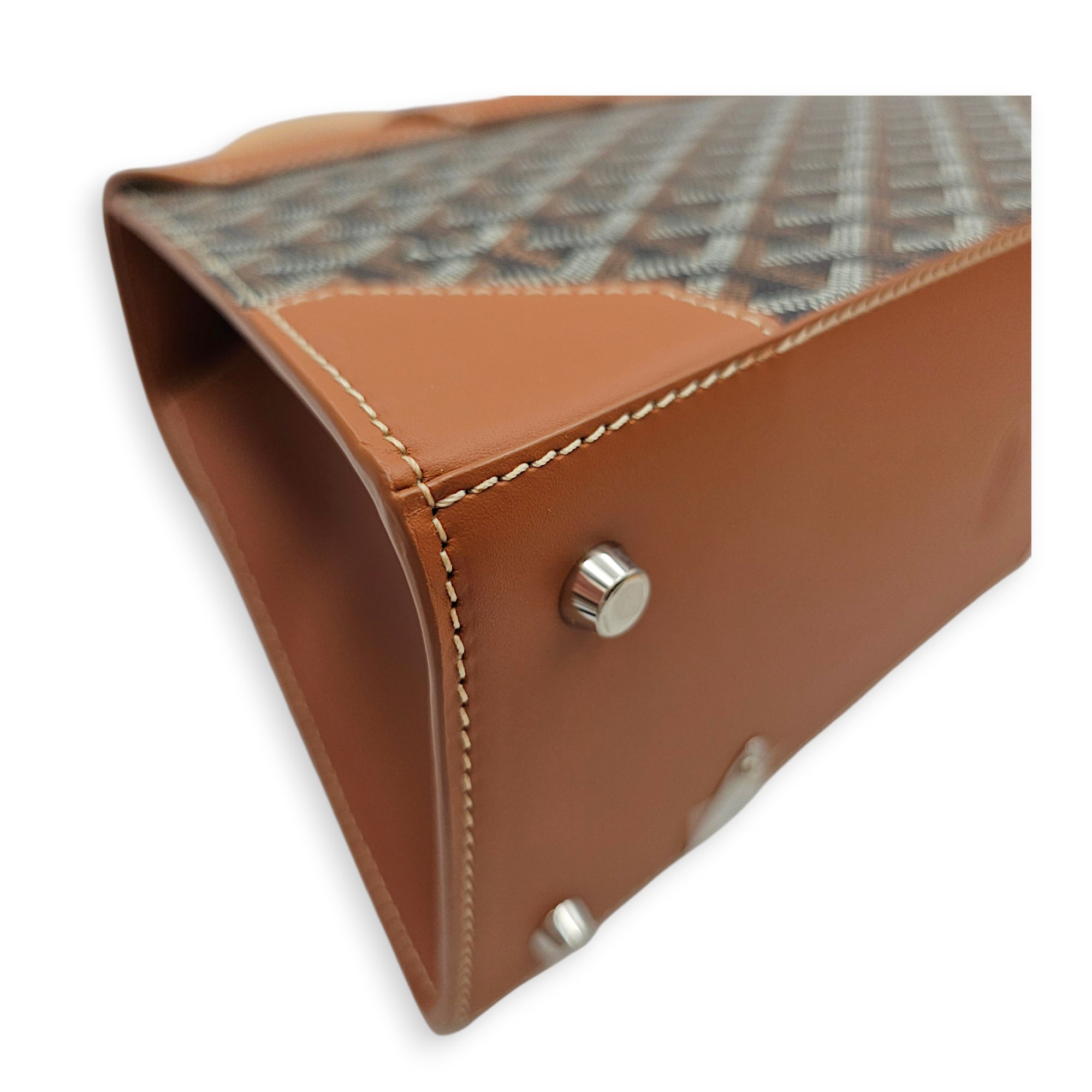Saigon Structured PM Brown Top Handle Bag CL2606-22129 9