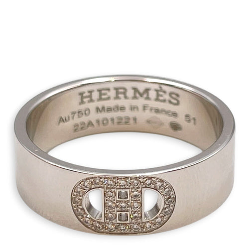 H d'ancre, Small Model, 27 Diamonds, 0.07 Carat 51 Ring CL2606-22133 1