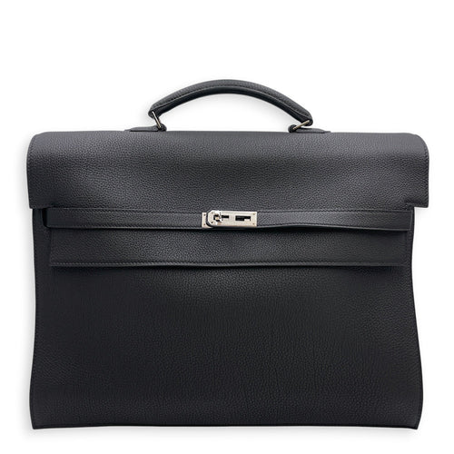 HSS Kelly Depeches 38 Black in Togo Palladium hardware CL2606-22134 1