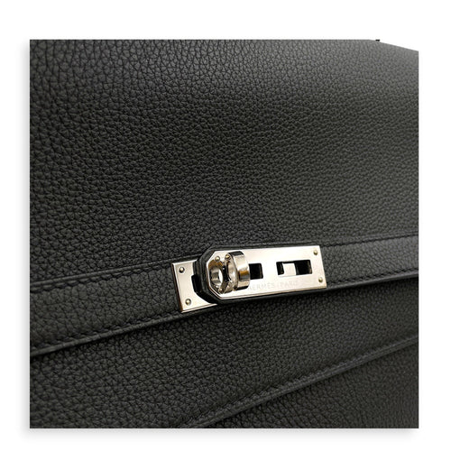 HSS Kelly Depeches 38 Black in Togo Palladium hardware CL2606-22134 12