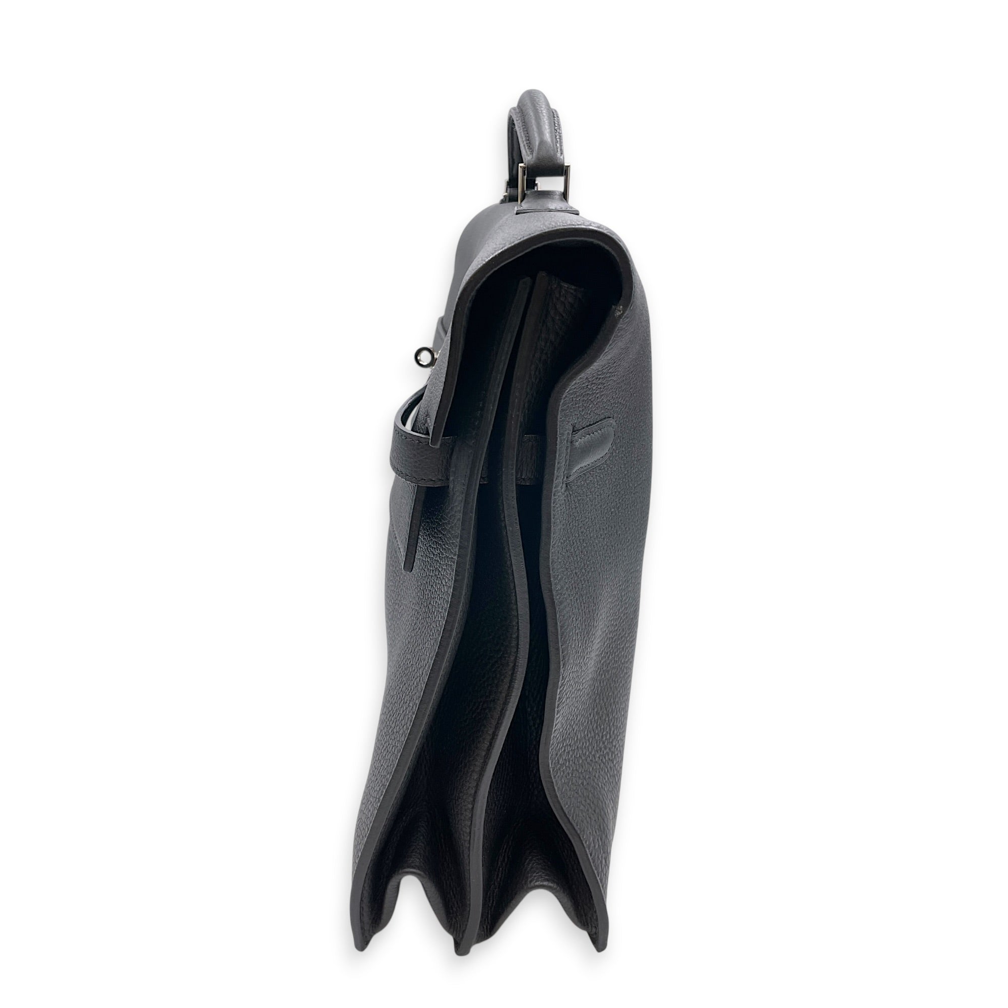 HSS Kelly Depeches 38 Black in Togo Palladium hardware CL2606-22134 4