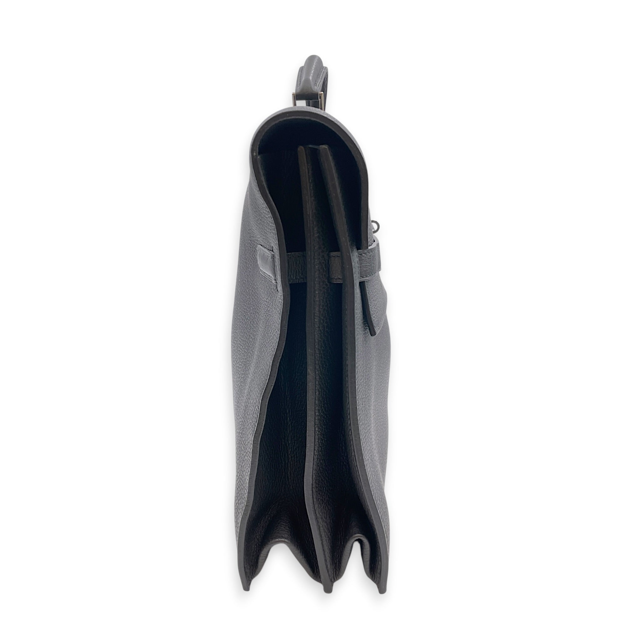 HSS Kelly Depeches 38 Black in Togo Palladium hardware CL2606-22134 5
