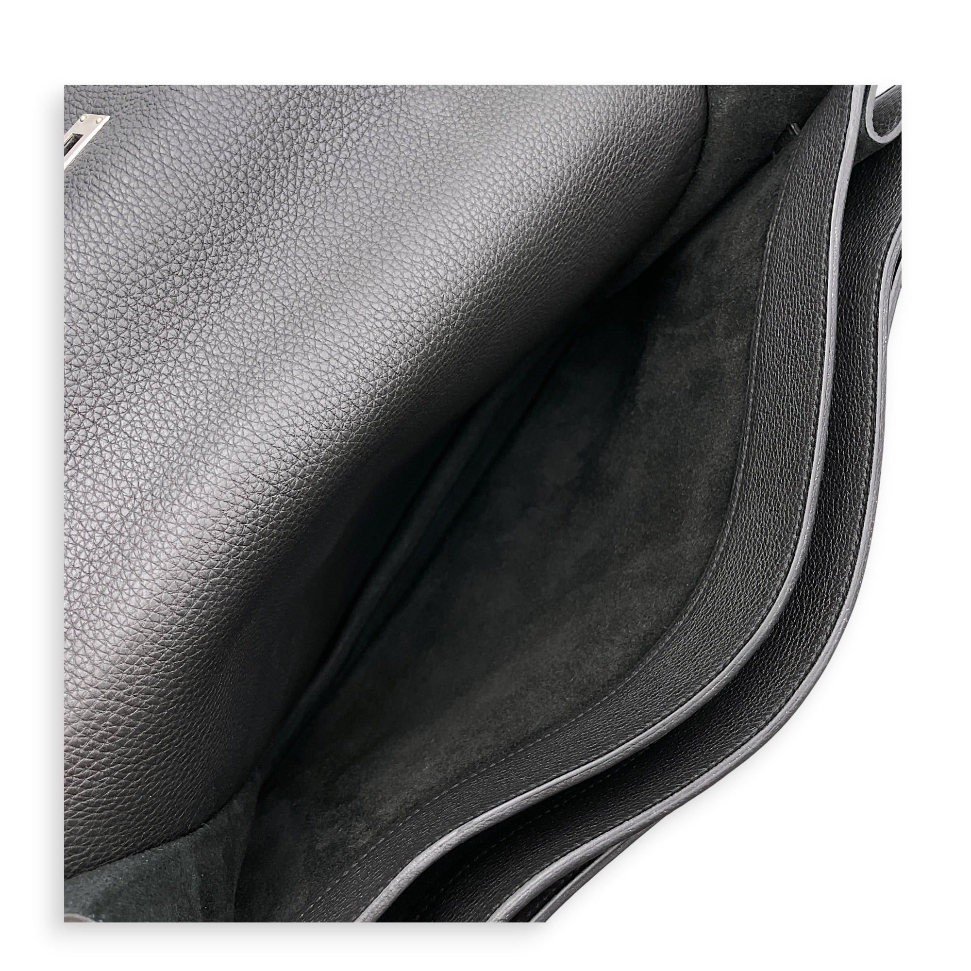 HSS Kelly Depeches 38 Black in Togo Palladium hardware CL2606-22134 8