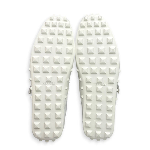 Kichu Ballet 37 White Flats in Calfskin CL2606-22135 2