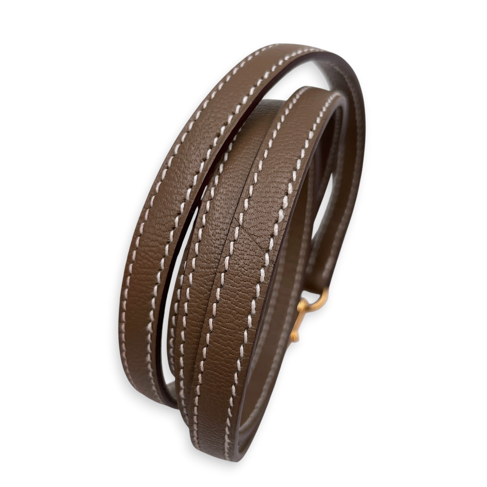 Bolide 1923 Mini Etoupe in Chevre Mysore Gold hardware CL2606-22138 12