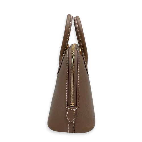 Bolide 1923 Mini Etoupe in Chevre Mysore Gold hardware CL2606-22138 7