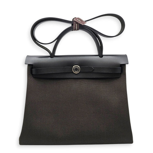 Herbag 31 Dark Bronze in Vache Hunter/Toile Enamel hardware CL2606-22145 1
