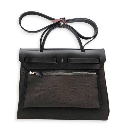 Herbag 31 Dark Bronze in Vache Hunter/Toile Enamel hardware CL2606-22145 2