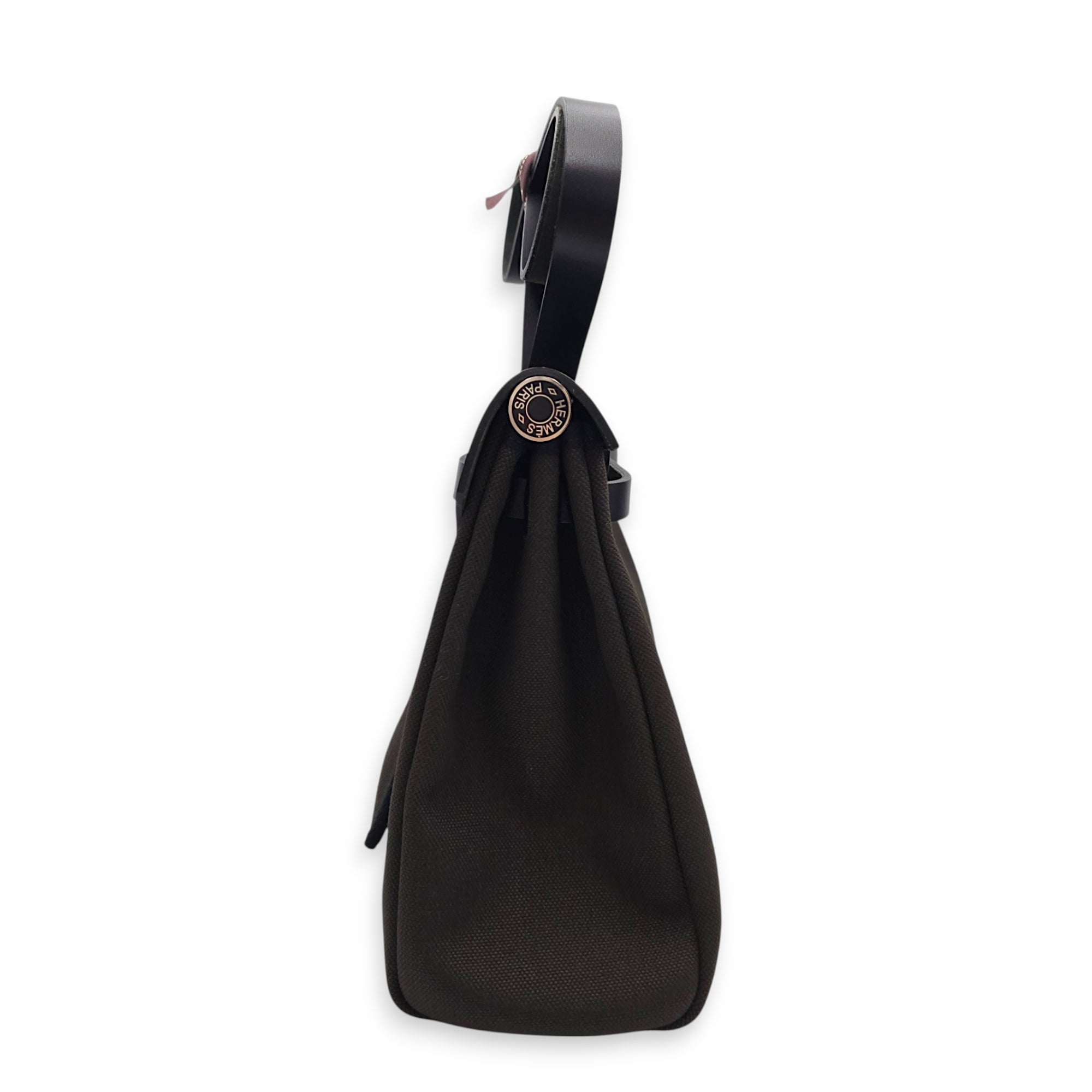 Herbag 31 Dark Bronze in Vache Hunter/Toile Enamel hardware CL2606-22145 3