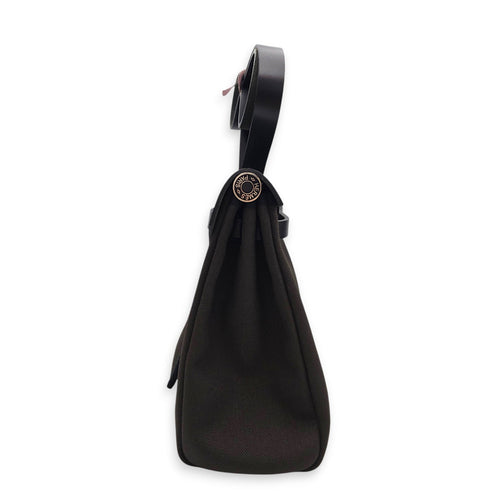 Herbag 31 Dark Bronze in Vache Hunter/Toile Enamel hardware CL2606-22145 3