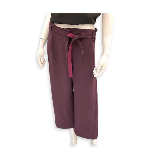 Silk Pants  40 Purple Ready-To-Wear CL2606-22150 1