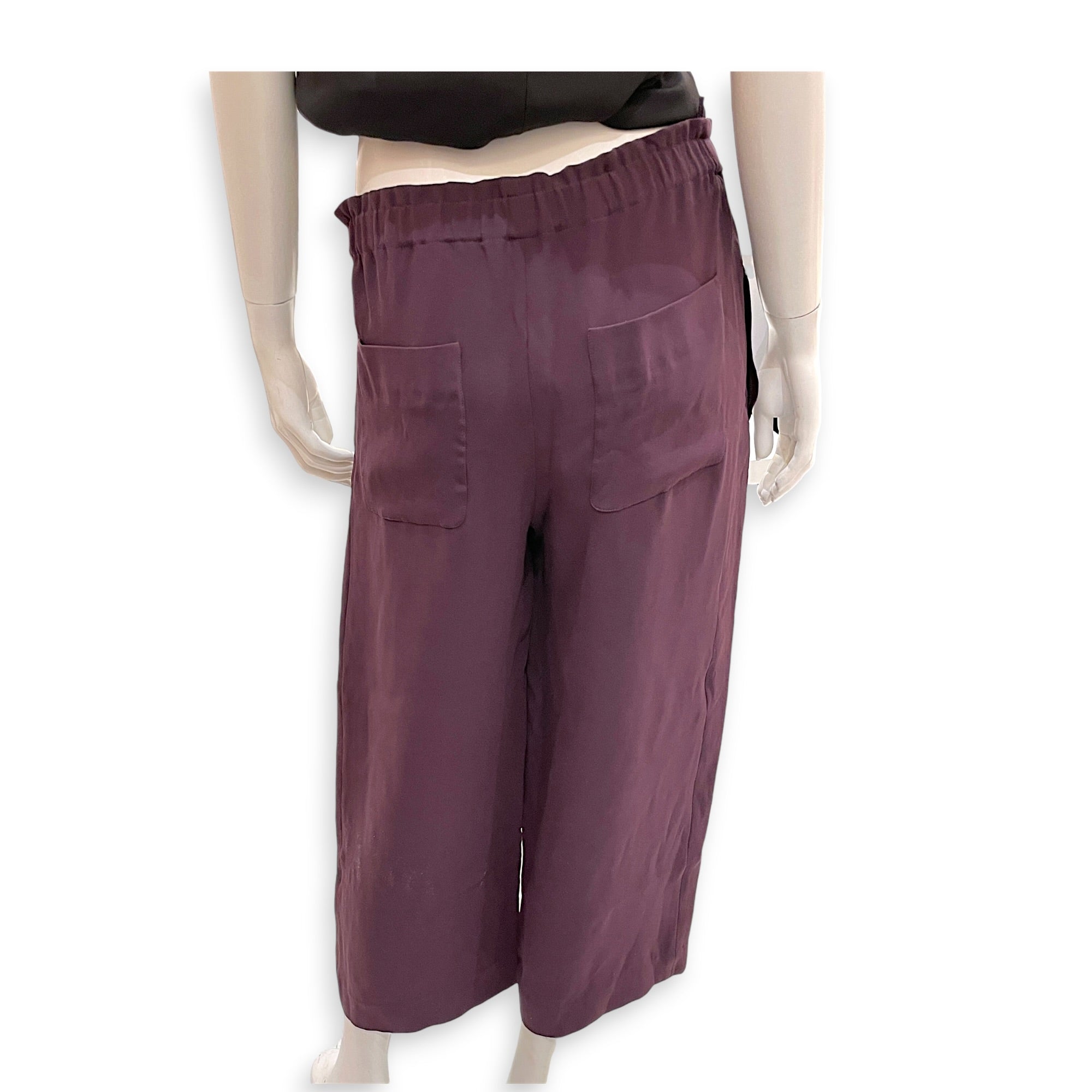 Silk Pants  40 Purple Ready-To-Wear CL2606-22150 2