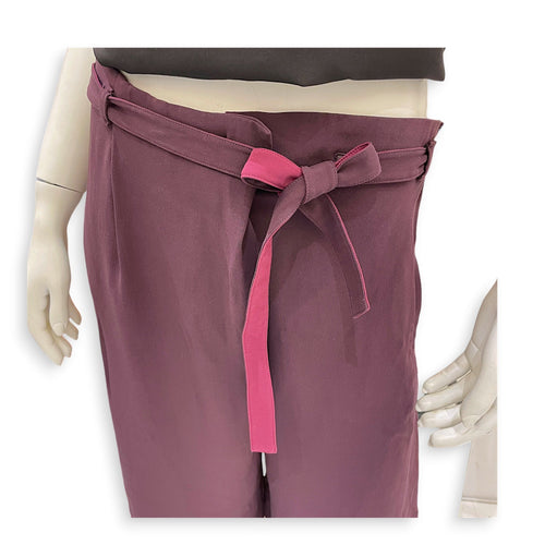 Silk Pants  40 Purple Ready-To-Wear CL2606-22150 3