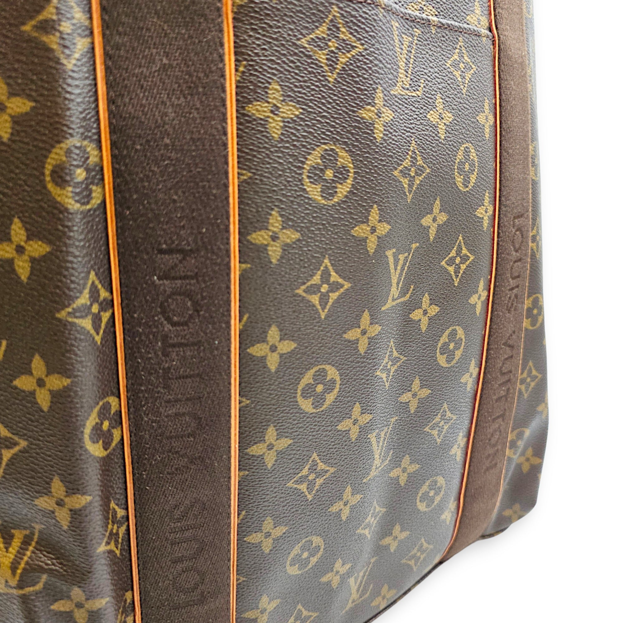 Cabas Beaubourg Brown Shoulder Bag in Canvas Gold hardware CL2607-22161 7