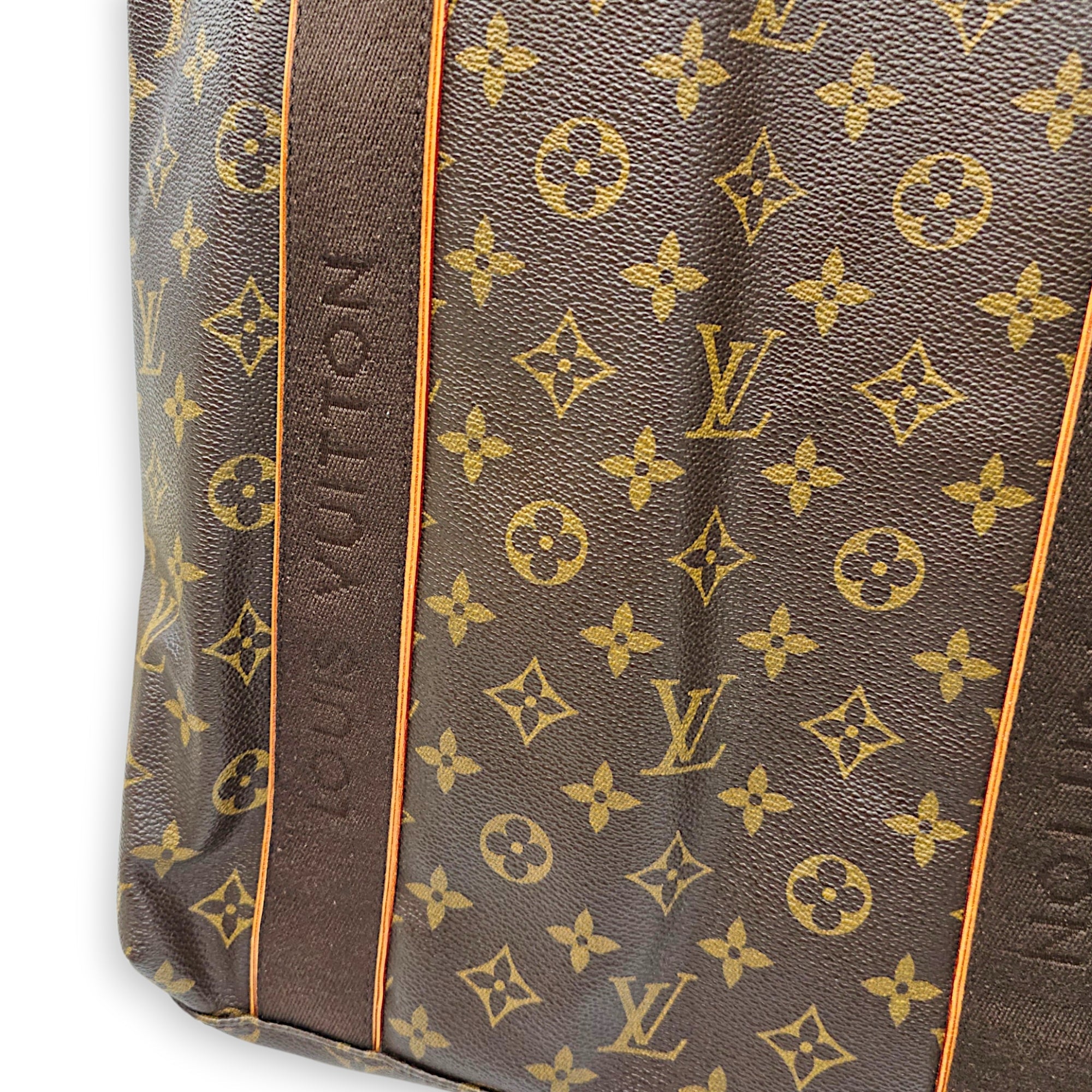 Cabas Beaubourg Brown Shoulder Bag in Canvas Gold hardware CL2607-22161 8