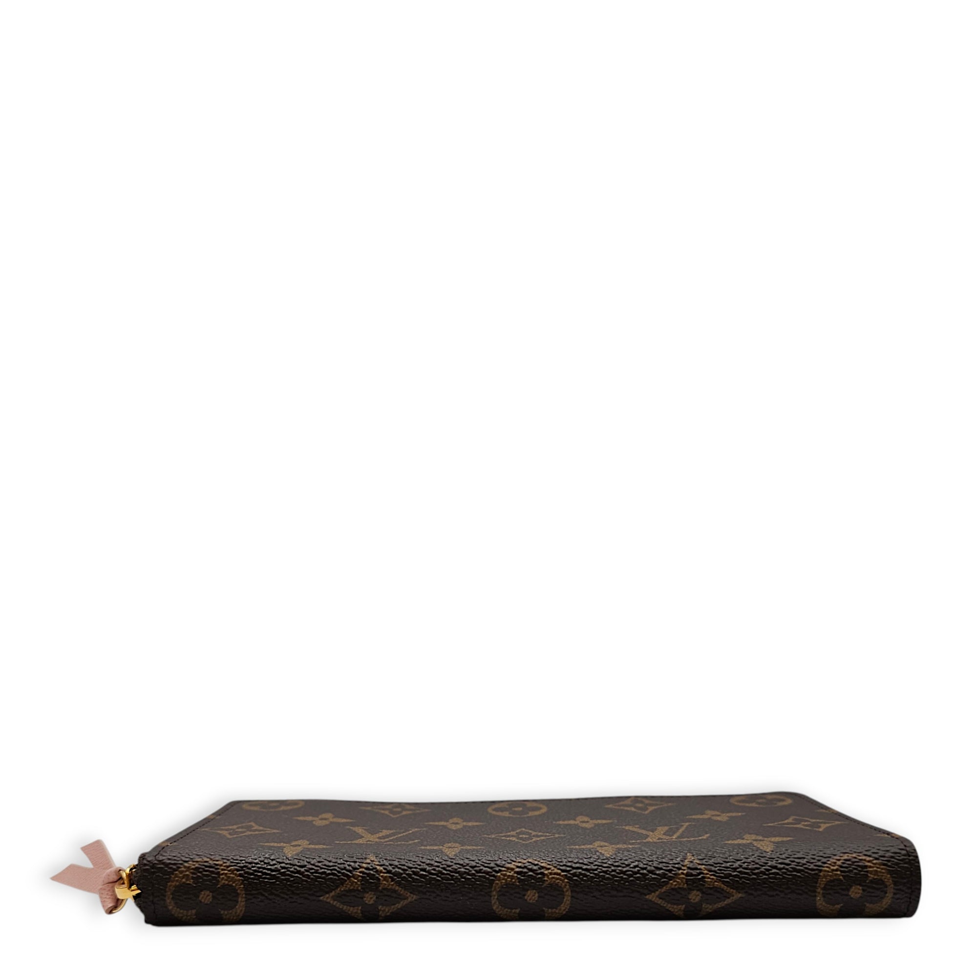 Zippy wallet Brown Wallet in Canvas Gold hardware