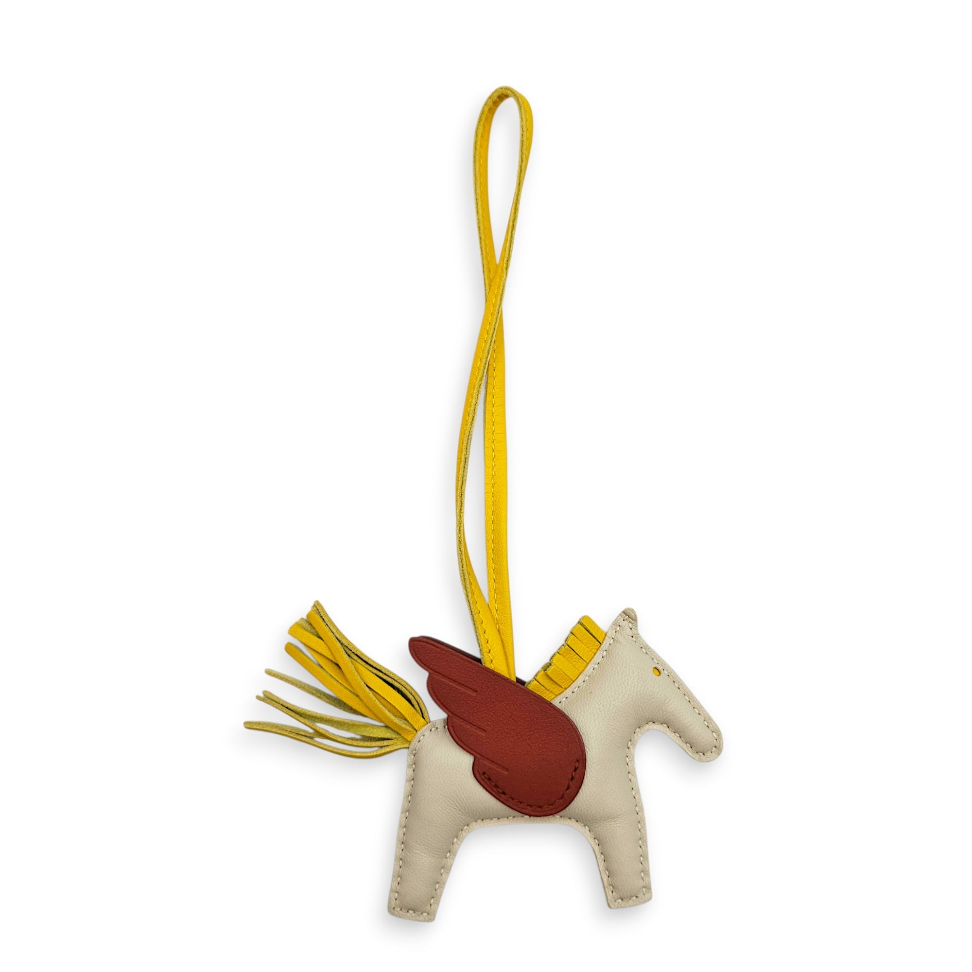 Pegasus PM Craie/Cuivre/Jaune de Naples Bag Accessory in Swift CL2607-22187 2