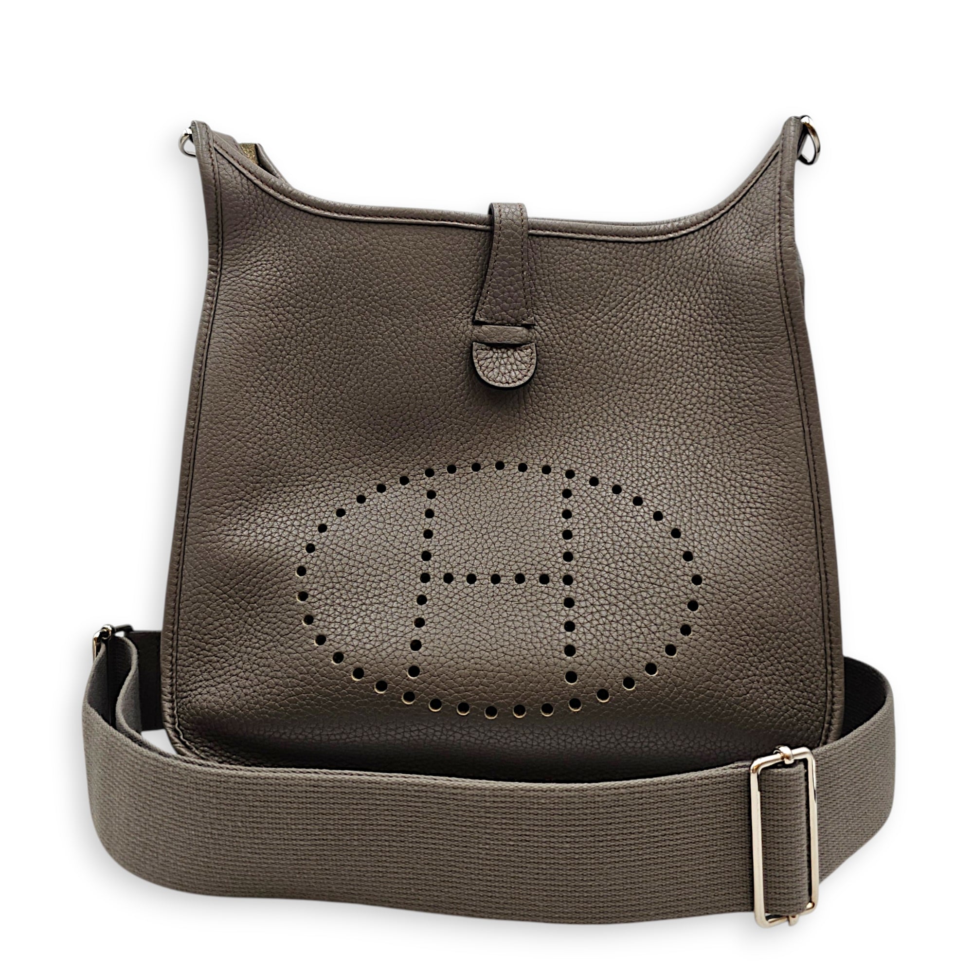Evelyne 29 Etain  in Clemence Palladium hardware