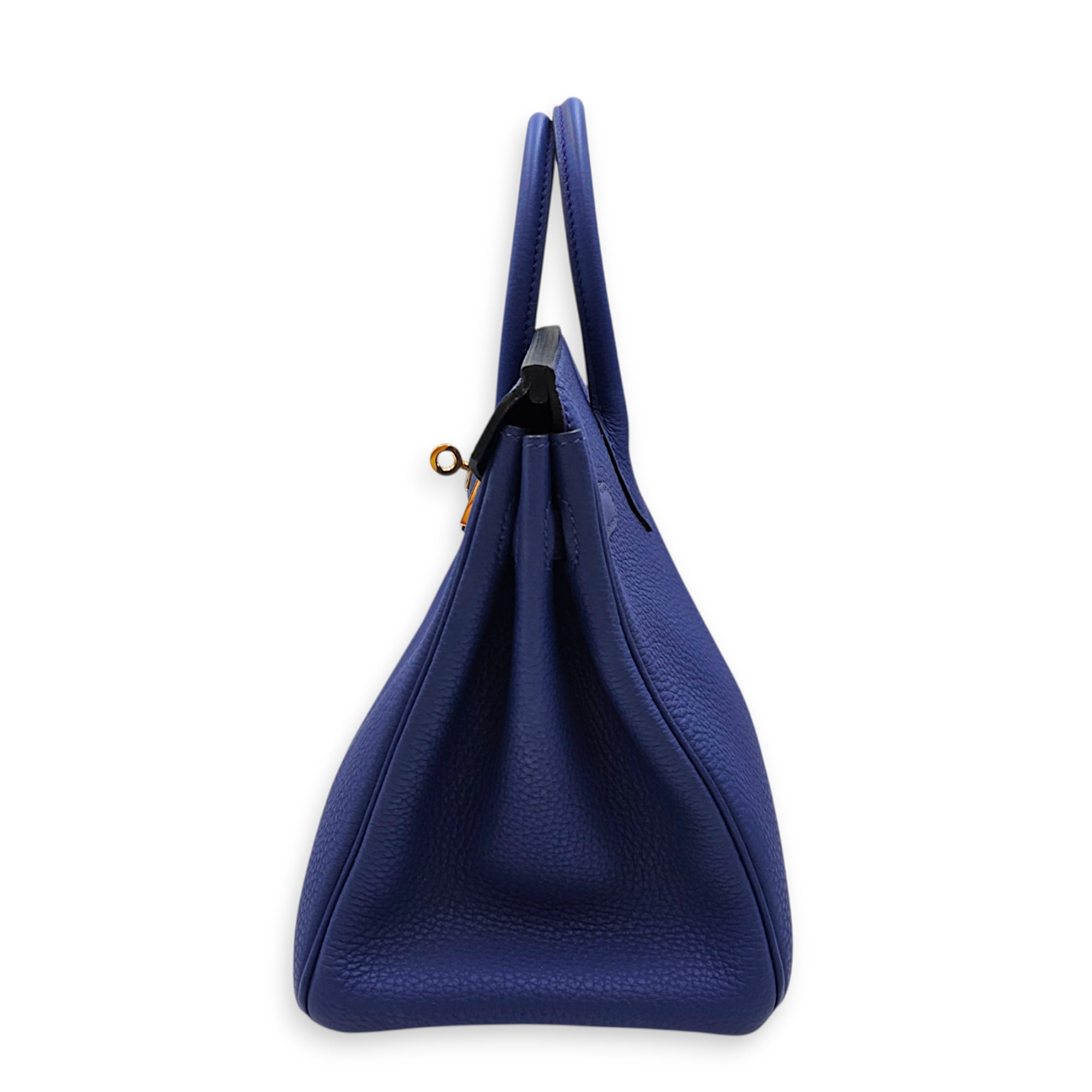 Birkin 25 Blue Electric in Togo Gold hardware CL2607-22191 3