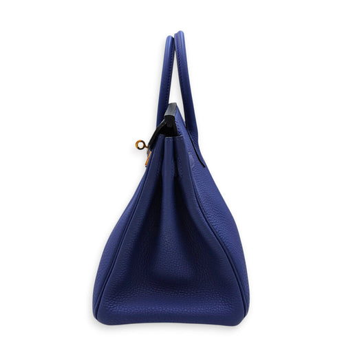 Birkin 25 Blue Electric in Togo Gold hardware CL2607-22191 3