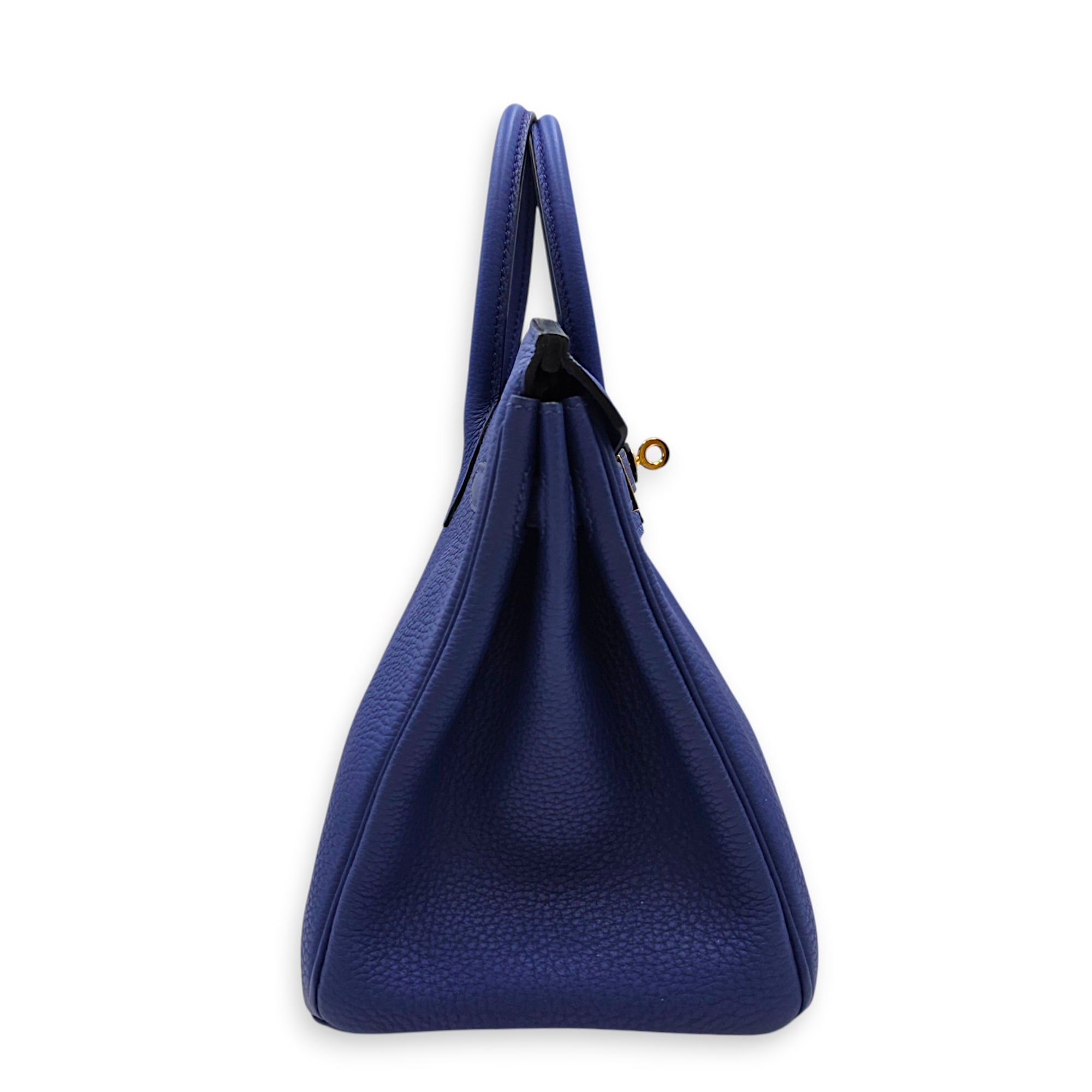Birkin 25 Blue Electric in Togo Gold hardware CL2607-22191 4