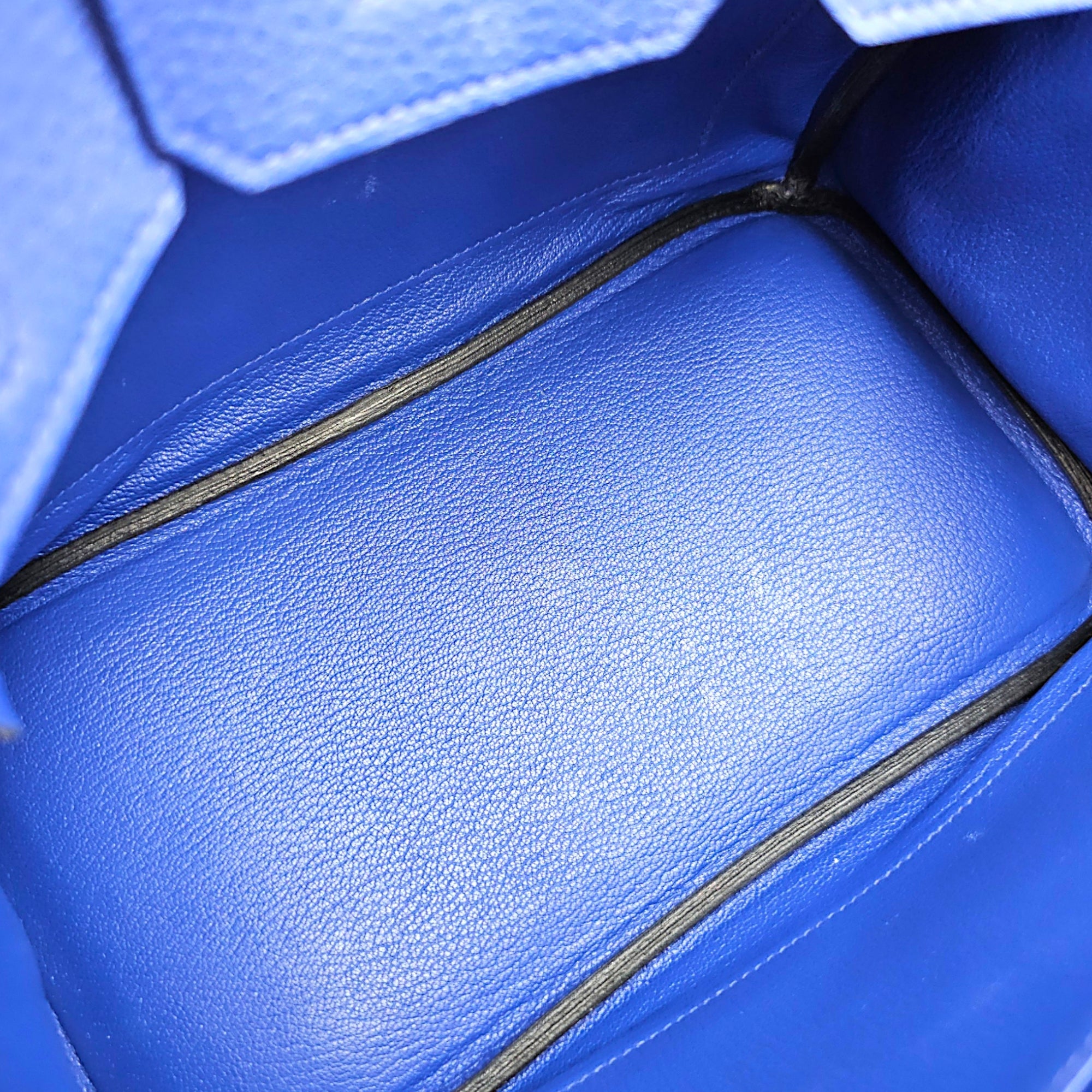 Birkin 25 Blue Electric in Togo Gold hardware CL2607-22191 6