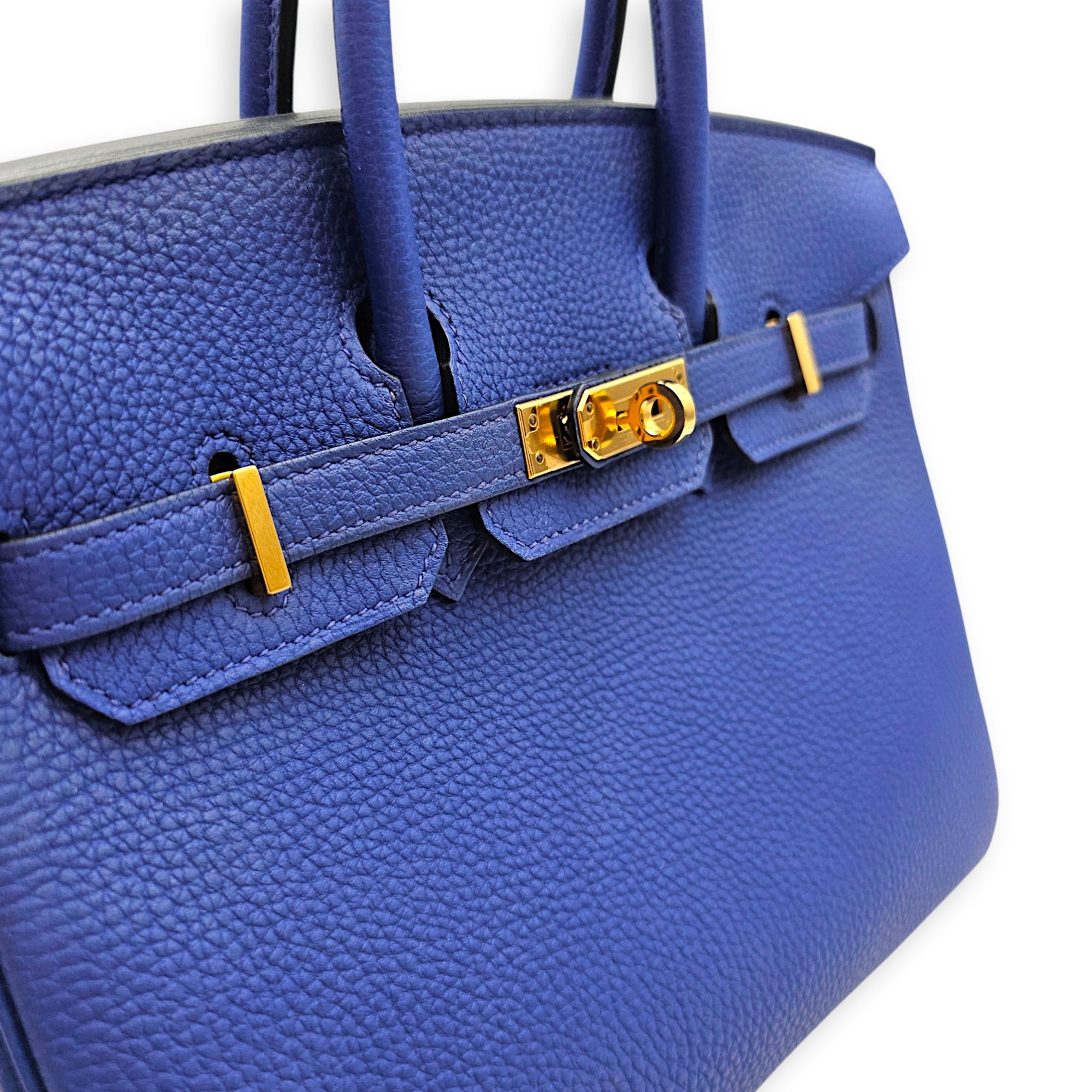 Birkin 25 Blue Electric in Togo Gold hardware CL2607-22191 9