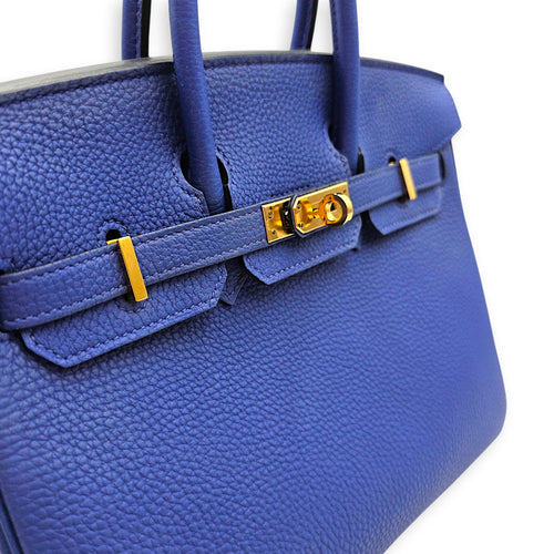 Birkin 25 Blue Electric in Togo Gold hardware CL2607-22191 9