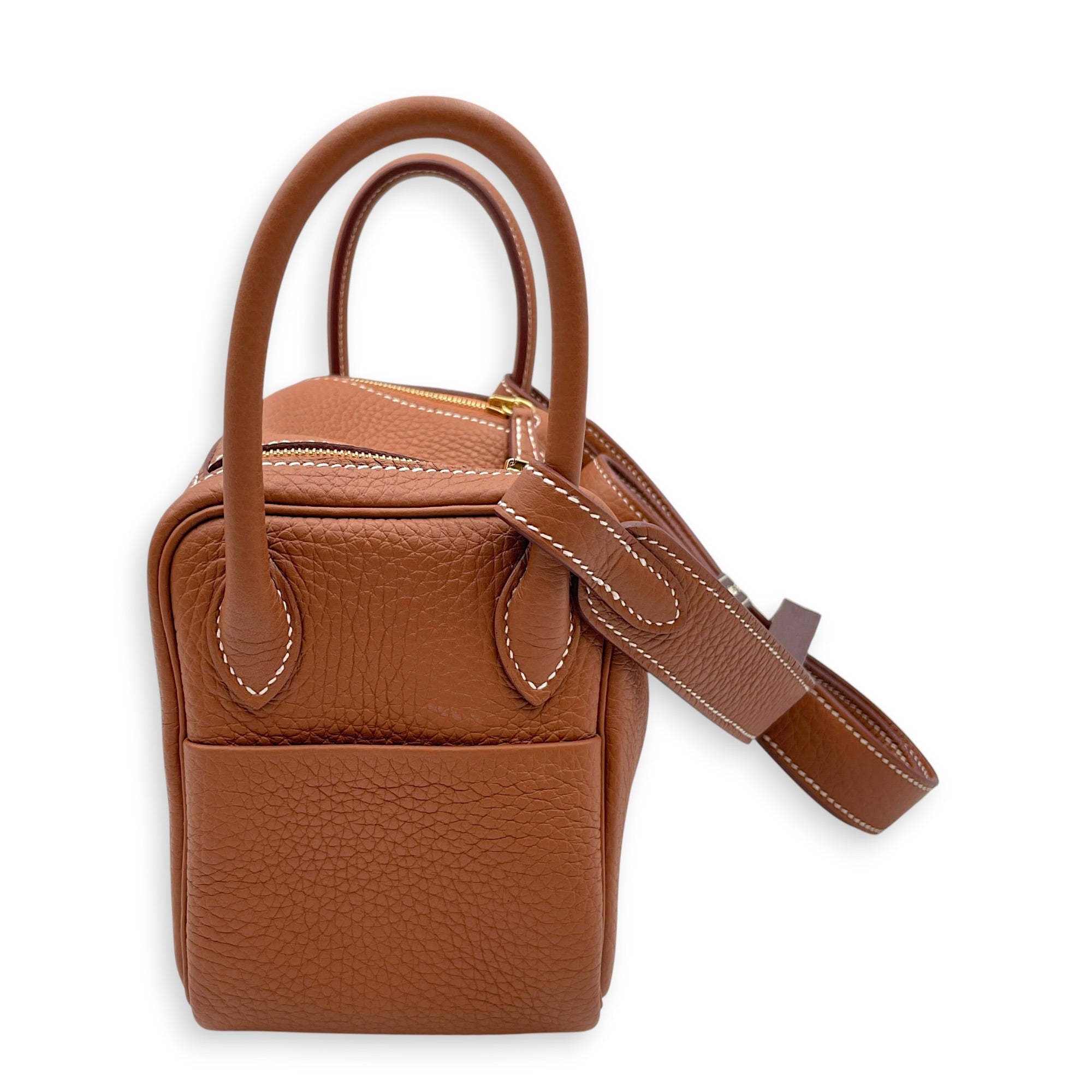 Lindy II Mini Gold in Clemence Gold hardware CL2607-22195 3