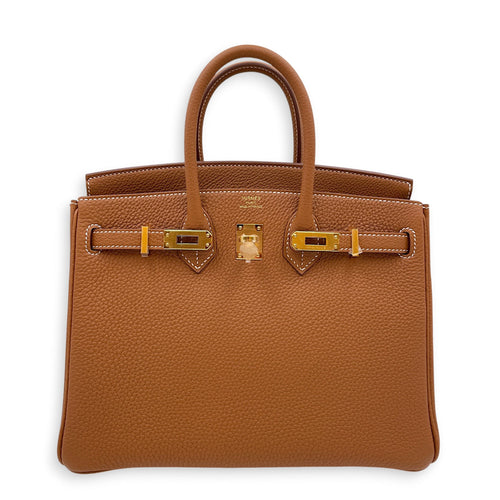 Birkin 25 Gold in Togo Gold hardware CL2607-22197 1