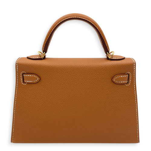 Sellier Kelly 20 Gold in Epsom Gold hardware CL2607-22198 2