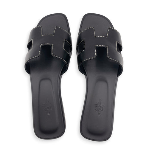 Oran 38 Black Sandals in Calfskin CL2607-22204 1