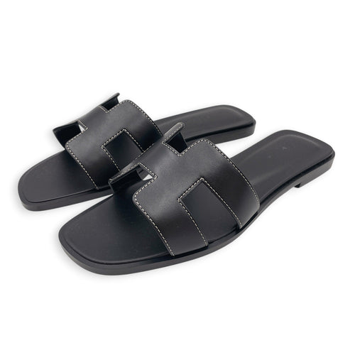 Oran 38 Black Sandals in Calfskin CL2607-22204 3