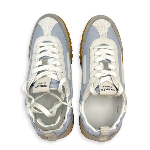 Jet 38 Gris Arctique/Blanc Sneakers in Suede Leather CL2607-22206 1