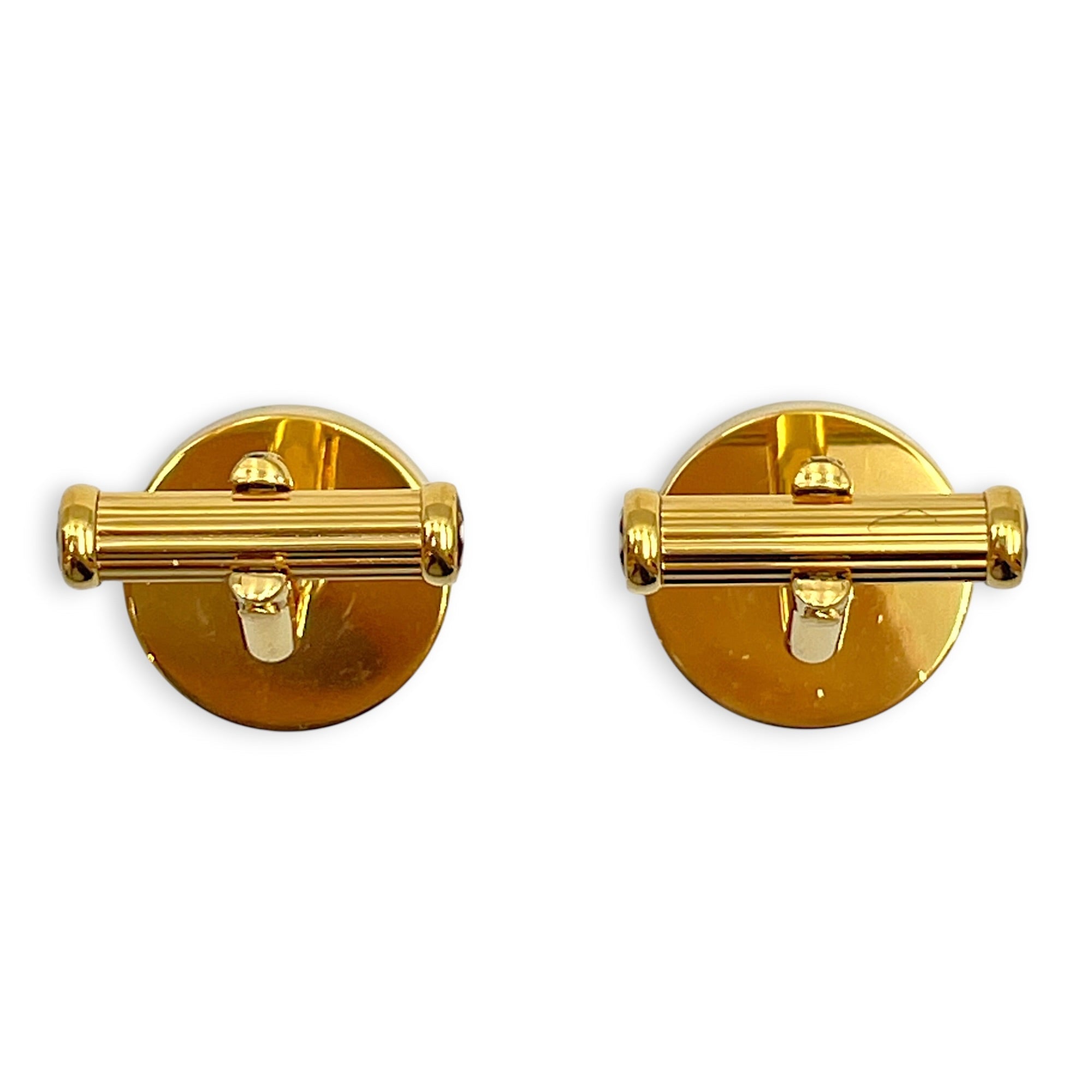 Gold Cufflinks with Mother of Pearl Gold hardware CL2607-22209 2